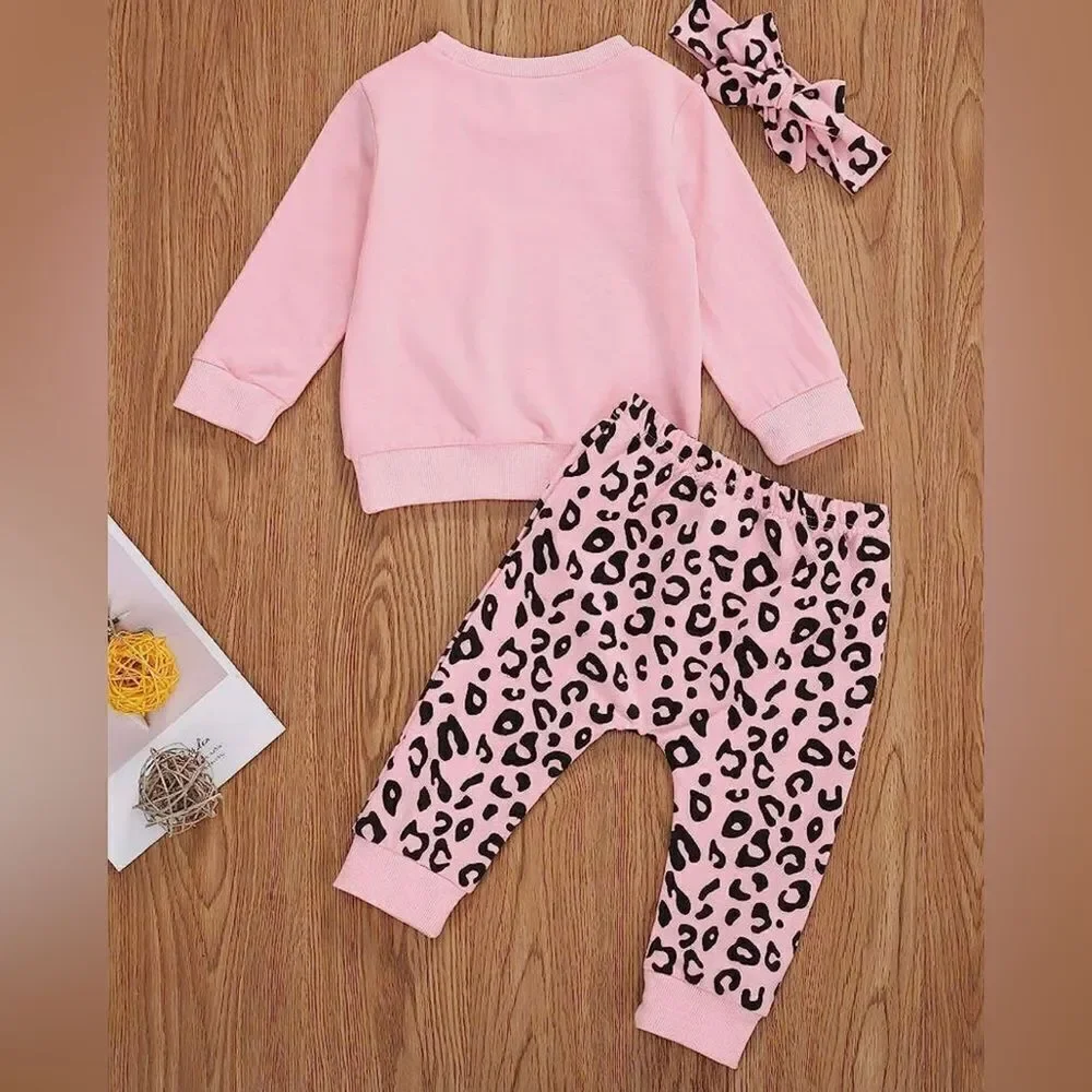 Mini Boss Babe Baby Toddler Girl 3 Piece Outfit New!